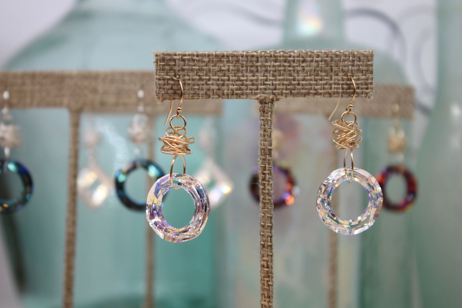 Kastiya Jewels Painted Pearl  Quartz Semi Precious Gemstone Hasli Necklace  with Earrings in Brass for Women  Girls  Amazonin Fashion