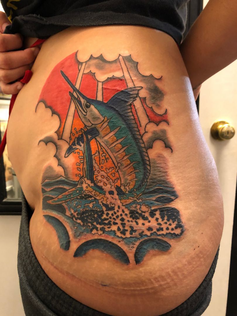 Tattoo  Salt Life with Hook by TheGreatScottHarris on DeviantArt