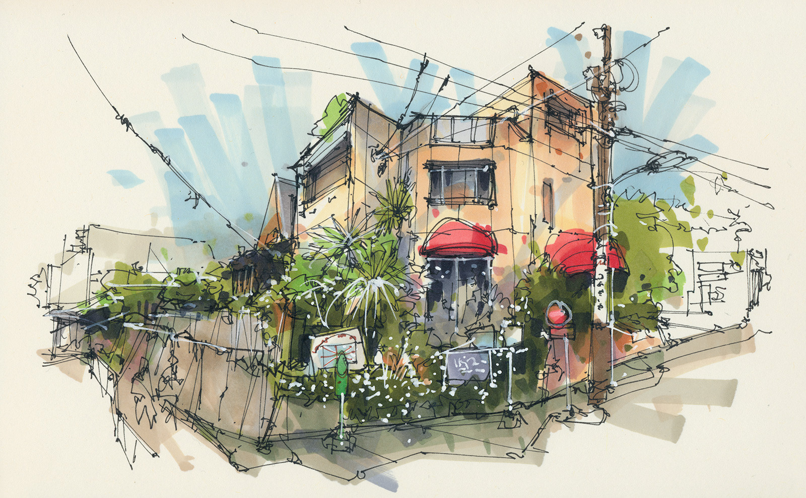 Meet Albert Kiefer | Digital artist & expressive house sketcher - SHOUTOUT  LA