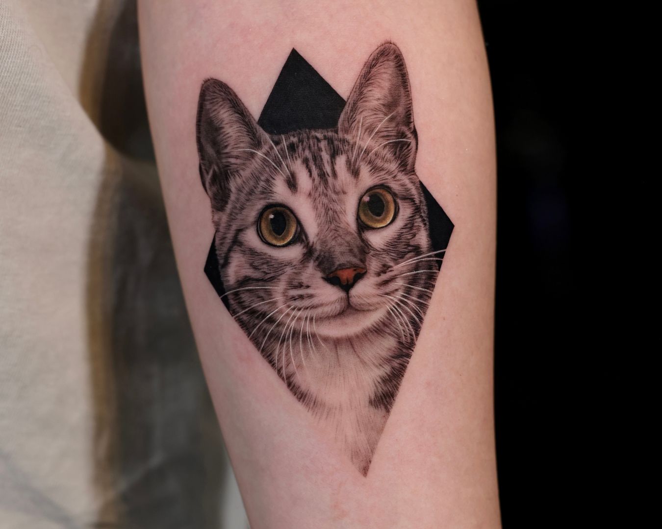 Feminine Wildflower Swirls Cat Face Temporary Tattoo / Cute Kitty Temp  Tattoo / Pet Cat Memorial Temp Tattoo - Etsy Finland